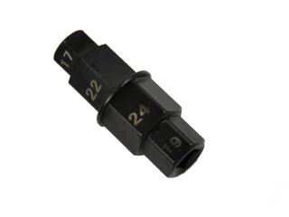 Nastrčný kľúč na skrutky kolies 17-19-22-24mm